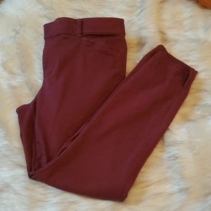 Maroon Loft Marissa trousers